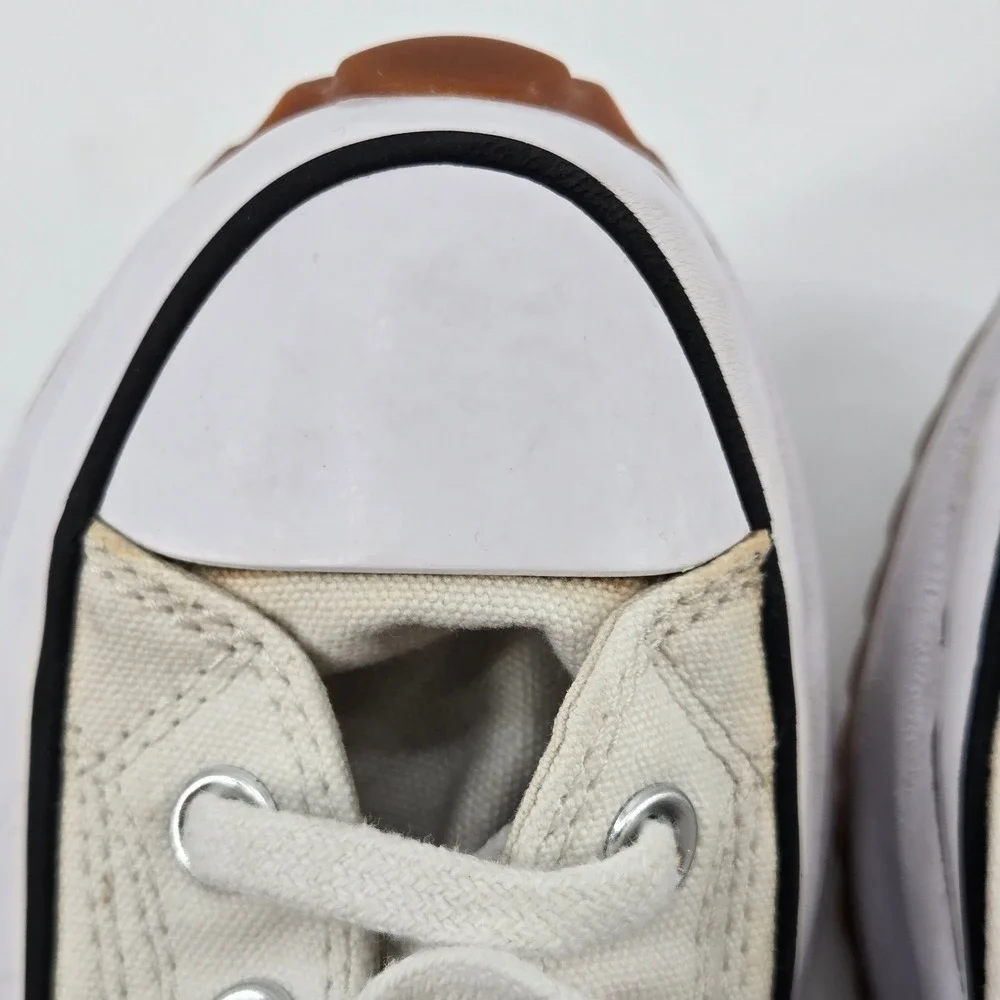 Converse Run Star Hike High Top White Chunky Platform Sneakers Womens 4.5 Mens 3